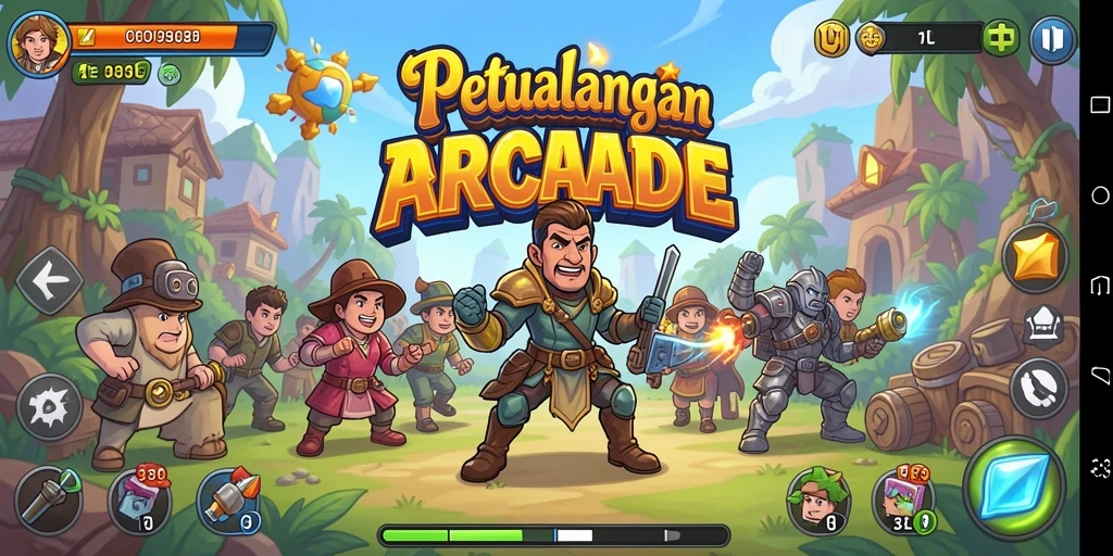 Screenshot gameplay 33L yang penuh aksi dan tantangan.