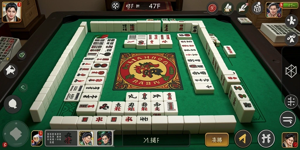 Screenshot gameplay 47F yang menarik dengan suasana Mahjong.