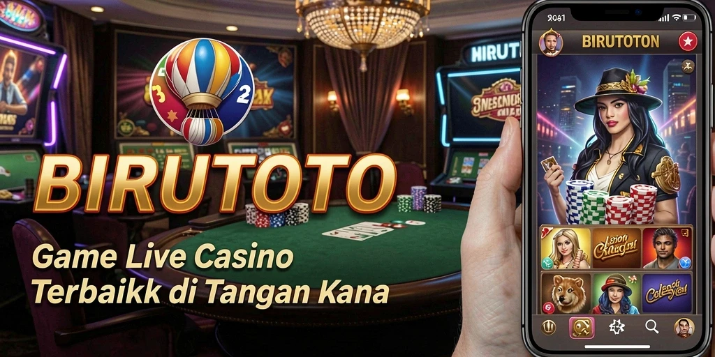 Menampilkan gameplay Live Casino yang mendebarkan dan interaktif.
