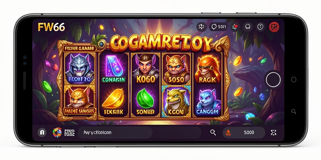 Tampilan gameplay FW66 yang seru dan mengasyikkan dalam bermain slot.