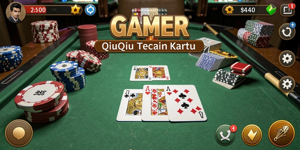GAMERP menampilkan pengalaman bermain QiuQiu yang sangat menarik.