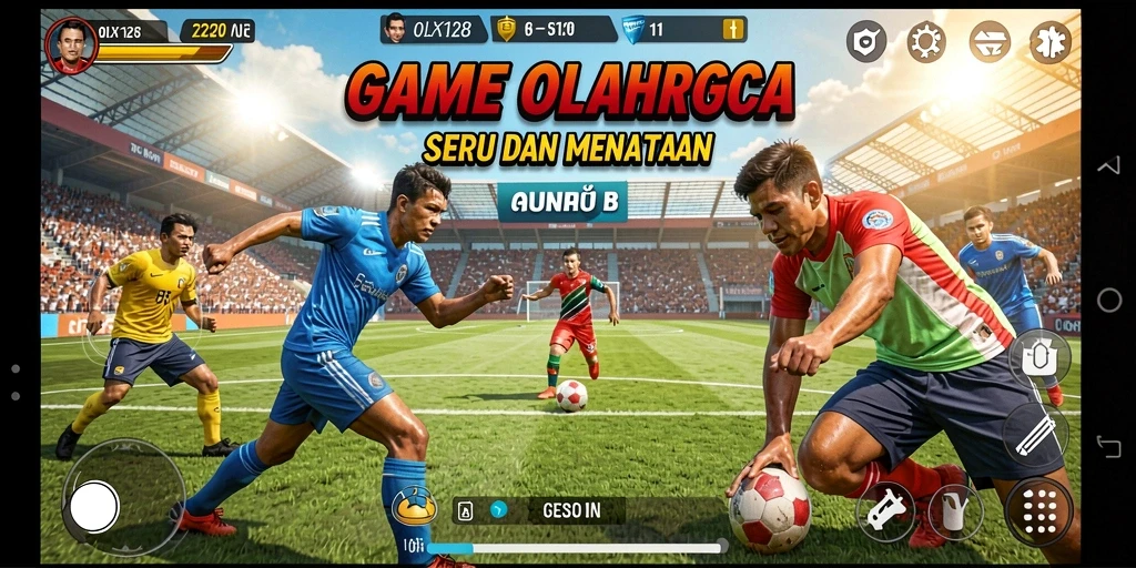 Tangkapan layar gameplay OLX128 yang sangat menarik dan kompetitif.